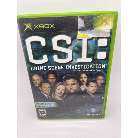 CSI: Crime Scene Investigation (Microsoft Xbox, 2004) (Free Shipping Deal) - CIB - Picture 1 of 7